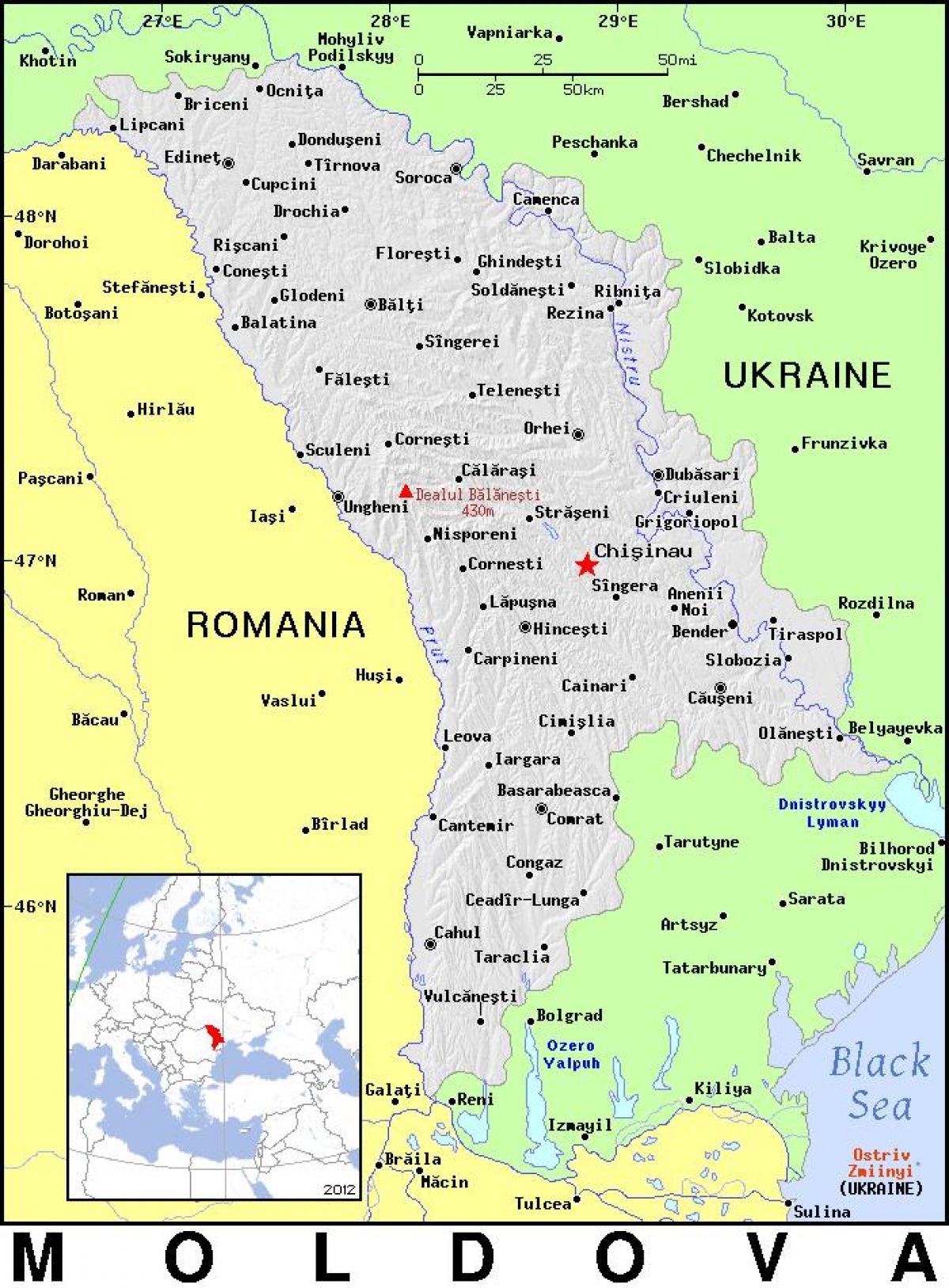 Harta Moldova 